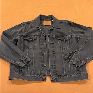 Levi’s Black Denim Jacket Vintage Fit L